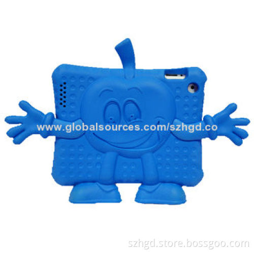 Protective case cover for iPad, made of soft shock-poof EVA material, various colors allowed
